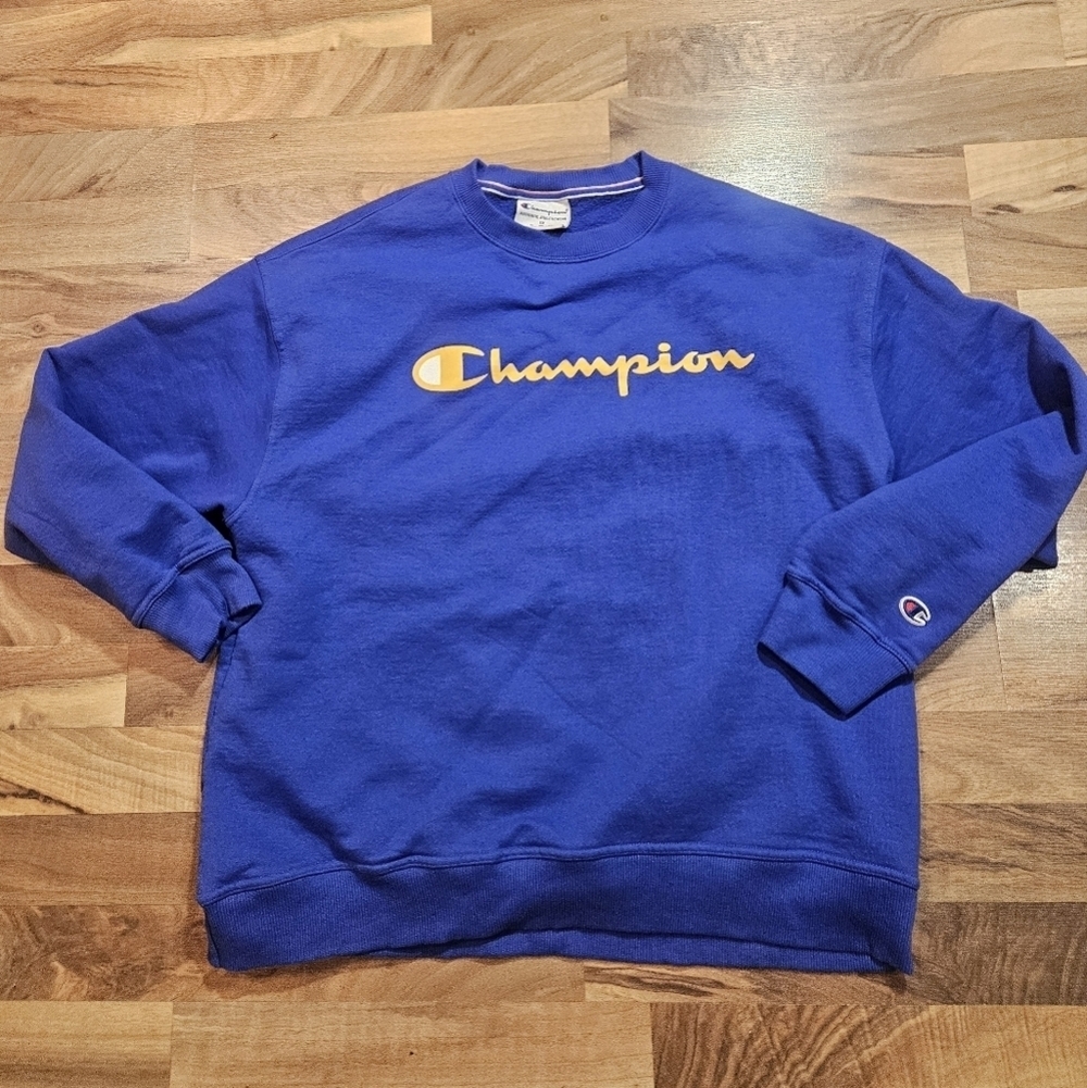 Vintage Champion Crewneck Sweatshirt size 1x. Used in good condition check pictu